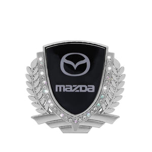 3D Wheat Ear Diamond Metal Creative Car Sticker
