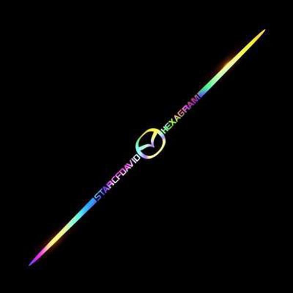 3D Colorful laser reflective car sticker ✨4PCS✨