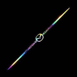 3D Colorful laser reflective car sticker ✨4PCS✨