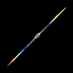 3D Colorful laser reflective car sticker ✨4PCS✨