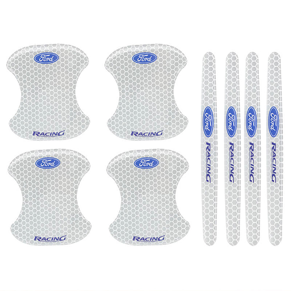 Reflective - Car Door Bowl Handle Anti-Scratch Damage Protector(8PCS)
