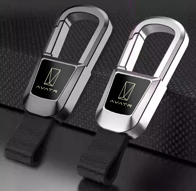 High-end Genuine Leather Car Keychain