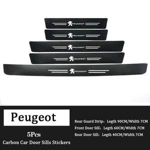 Carbon Car Door Sills Stickers( 4PCS )