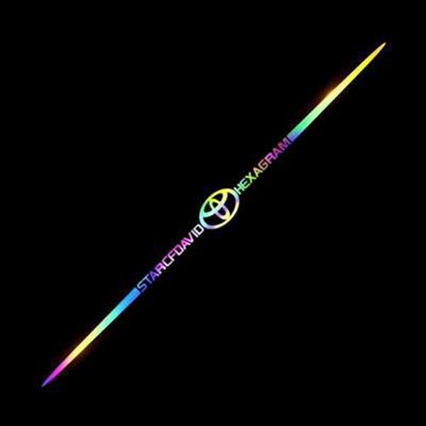 3D Colorful laser reflective car sticker ✨4PCS✨