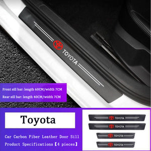 Carbon Car Door Sills Stickers( 4PCS )