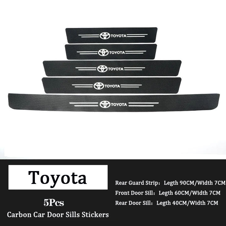 Carbon Car Door Sills Stickers( 4PCS )