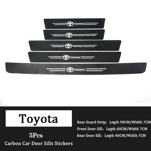 Carbon Car Door Sills Stickers( 4PCS )