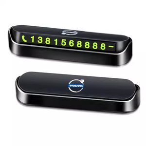Magnetic Fluorescent Parking Number Plate