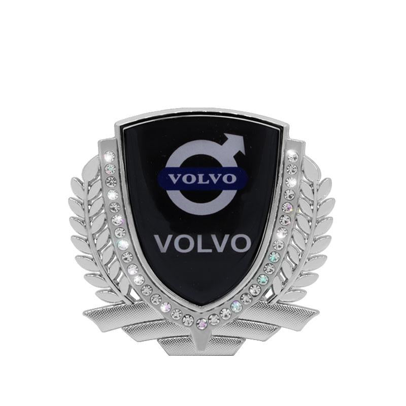3D Wheat Ear Diamond Metal Creative Car Sticker