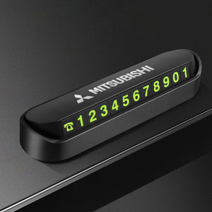 Magnetic Fluorescent Parking Number Plate