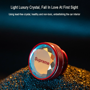 Crystal Car Cigarette Lighter Dust Cover