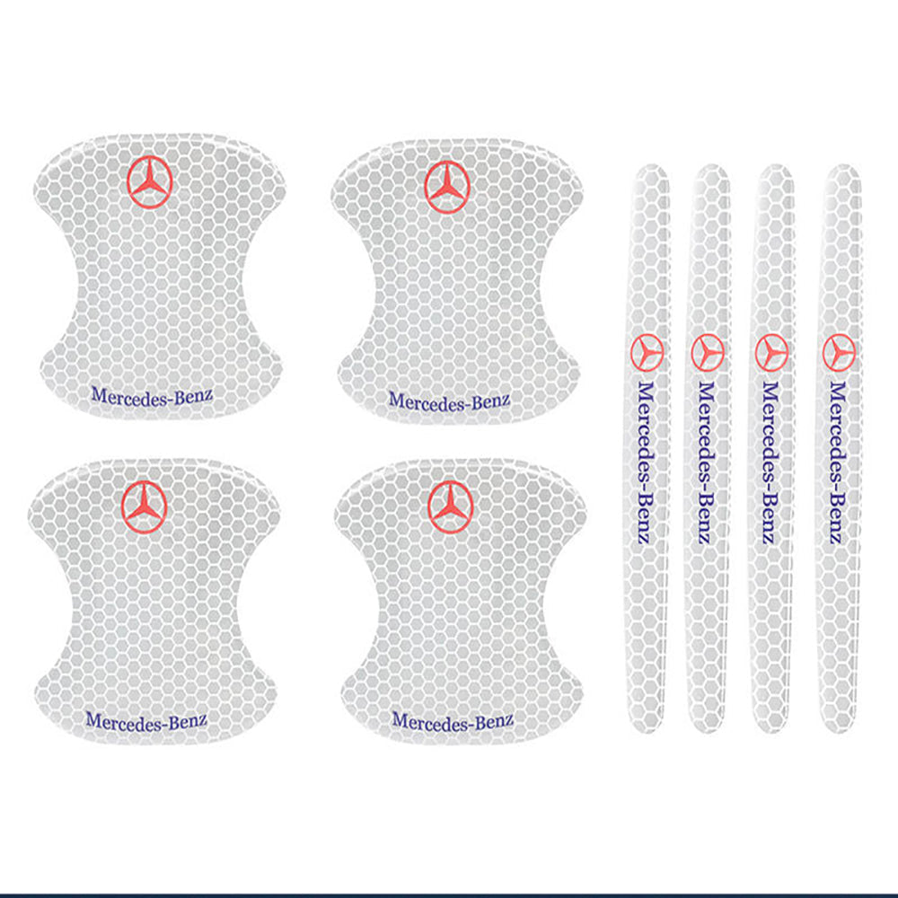 Reflective - Car Door Bowl Handle Anti-Scratch Damage Protector(8PCS)