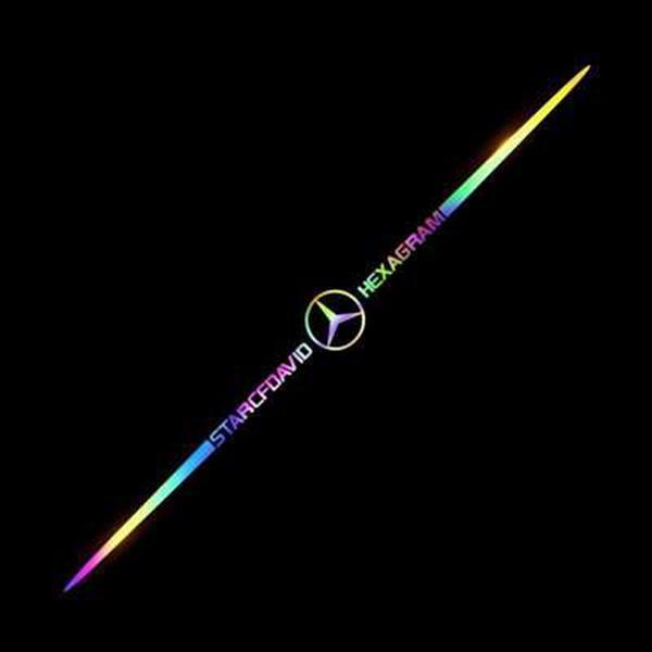 3D Colorful laser reflective car sticker ✨4PCS✨