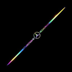 3D Colorful laser reflective car sticker ✨4PCS✨