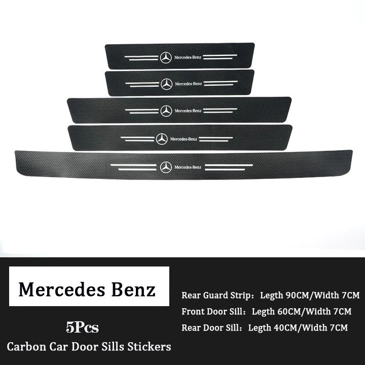 Carbon Car Door Sills Stickers( 4PCS )