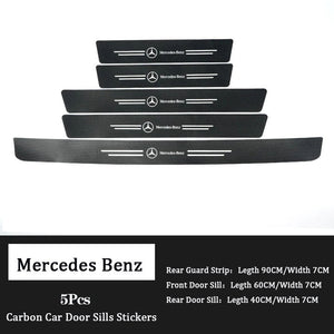 Carbon Car Door Sills Stickers( 4PCS )