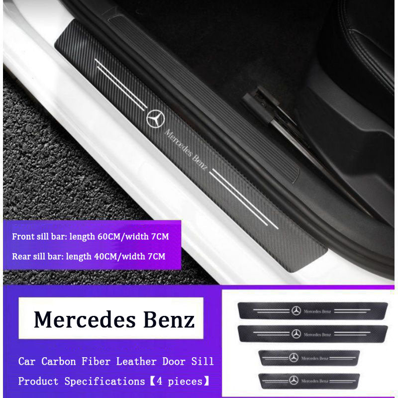 Carbon Car Door Sills Stickers( 4PCS )