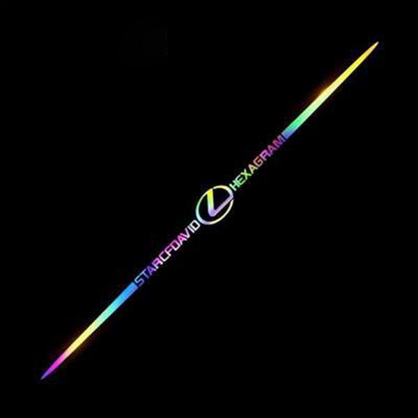 3D Colorful laser reflective car sticker ✨4PCS✨