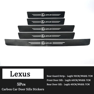 Carbon Car Door Sills Stickers( 4PCS )