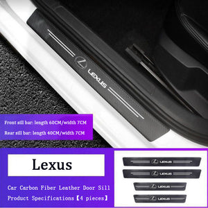 Carbon Car Door Sills Stickers( 4PCS )