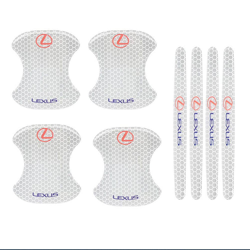 Reflective - Car Door Bowl Handle Anti-Scratch Damage Protector(8PCS)
