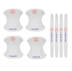 Reflective - Car Door Bowl Handle Anti-Scratch Damage Protector(8PCS)
