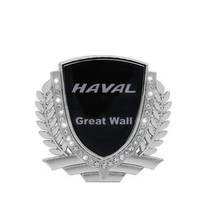 3D Wheat Ear Diamond Metal Creative Car Sticker