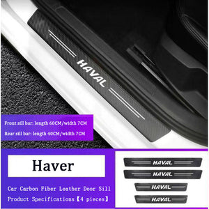Carbon Car Door Sills Stickers( 4PCS )