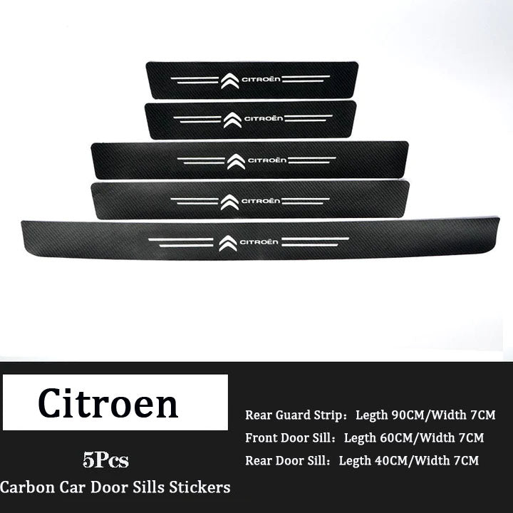 Carbon Car Door Sills Stickers( 4PCS )