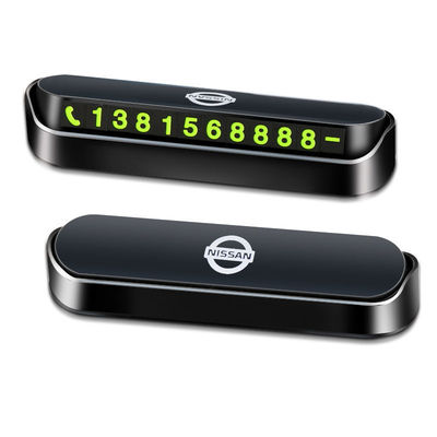 Magnetic Fluorescent Parking Number Plate