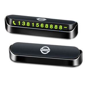 Magnetic Fluorescent Parking Number Plate
