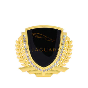 3D Wheat Ear Diamond Metal Creative Car Sticker