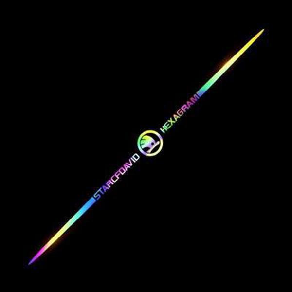 3D Colorful laser reflective car sticker ✨4PCS✨