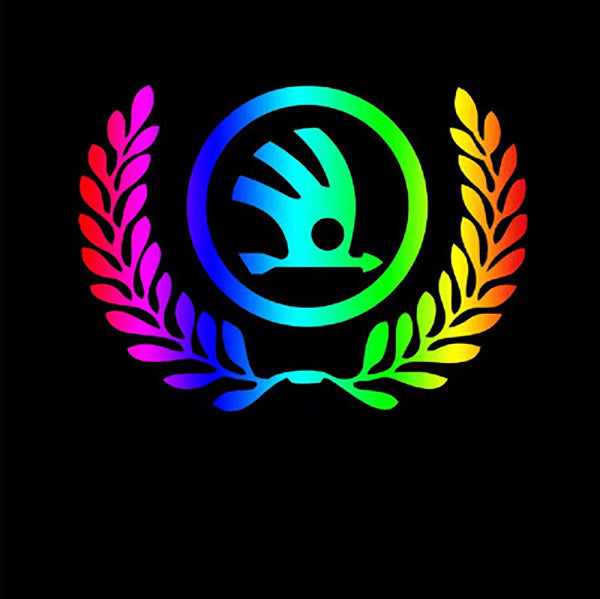 Creative Colorful Laser Car Stickers（4PCS）
