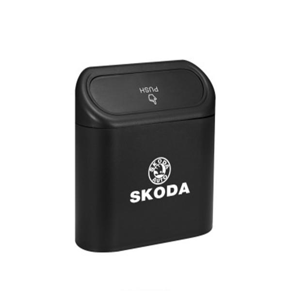 Portable car trash can