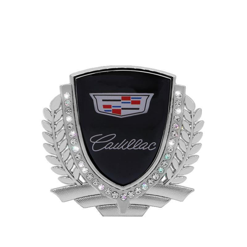 3D Wheat Ear Diamond Metal Creative Car Sticker