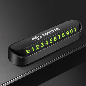 Magnetic Fluorescent Parking Number Plate