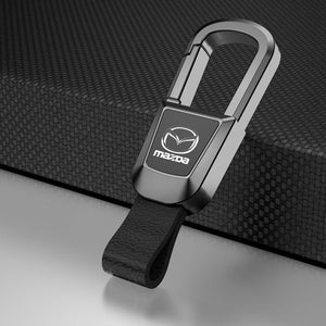 High-end Genuine Leather Car Keychain