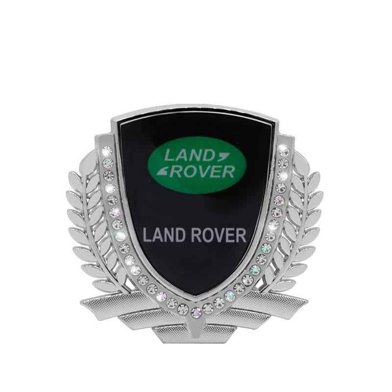 3D Wheat Ear Diamond Metal Creative Car Sticker