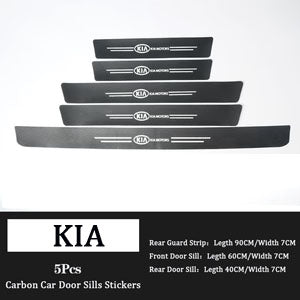 Carbon Car Door Sills Stickers( 4PCS )