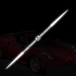 3D Colorful laser reflective car sticker ✨4PCS✨