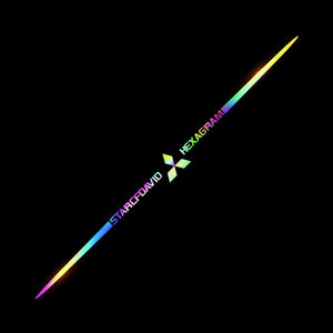 3D Colorful laser reflective car sticker ✨4PCS✨