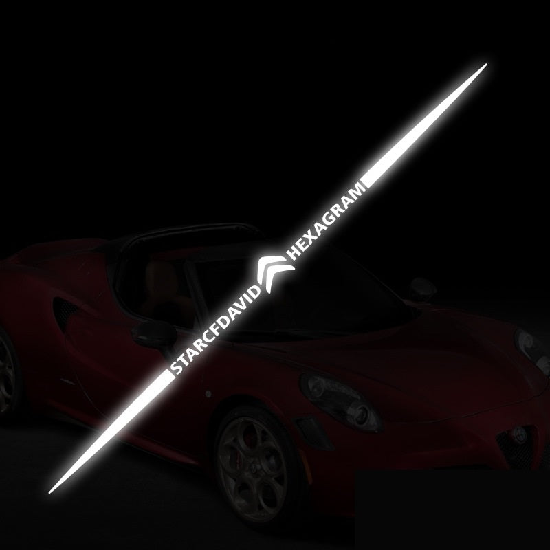 3D Colorful laser reflective car sticker ✨4PCS✨